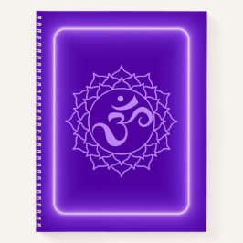 Cuaderno Bloc de notas Crown Chakra Journal
