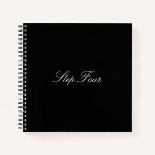 Cuaderno Bloc de notas cuadrado 'Step Four'