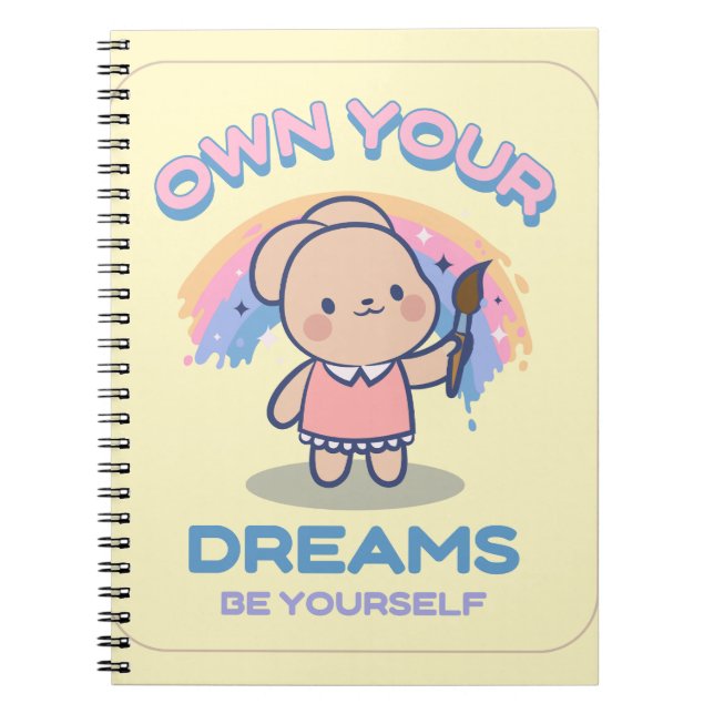 Cuaderno Bloc de notas Cute Pastel (Frente)