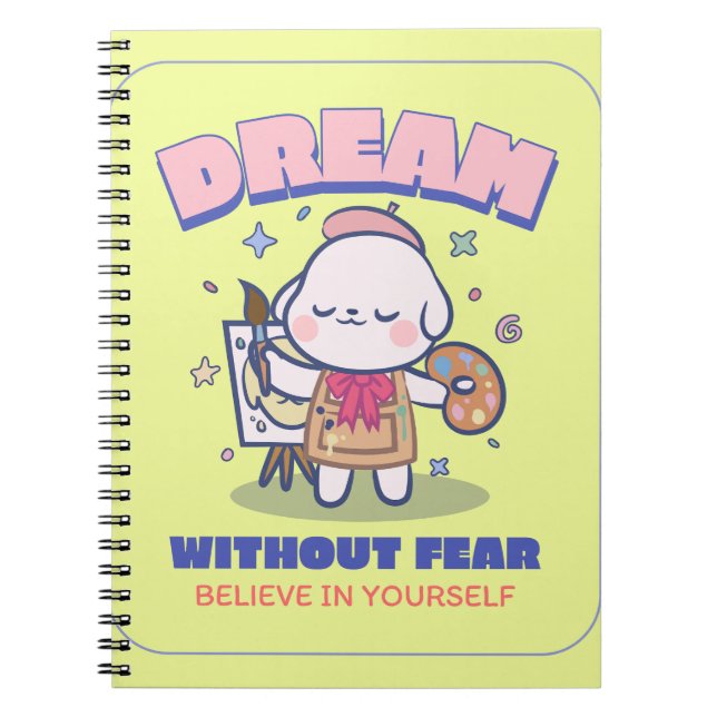 Cuaderno Bloc de notas Cute Pastel (Frente)