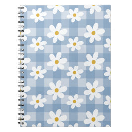 Cuaderno Bloc de notas Daisy Days - Blue Gingham