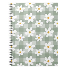 Cuaderno Bloc de notas Daisy Days - Green Gingham