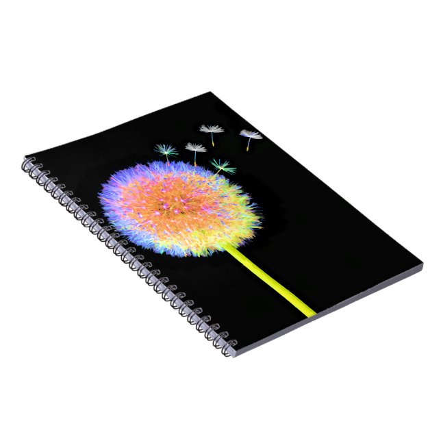Cuaderno  Bloc de notas Dandelion Seeds Neon (Lado Derecho)