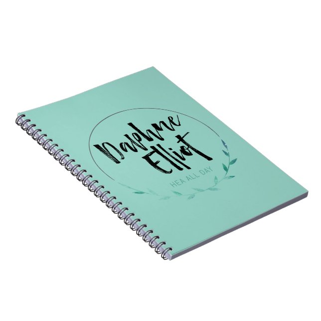 Cuaderno Bloc de notas Daphne Elliot  (Lado Derecho)