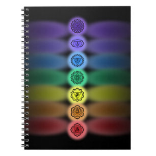 Cuaderno bloc de notas de 7 chakras