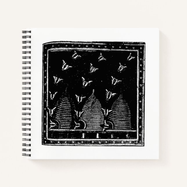 Cuaderno Bloc de notas de abejas de Tindr (Anverso)