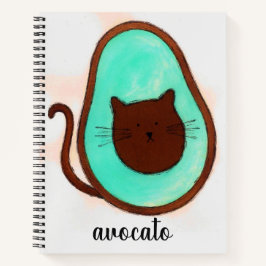 Cuaderno Bloc de notas de aguacate