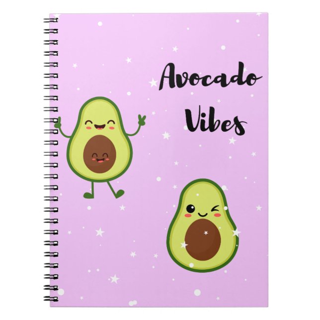 Cuaderno Bloc de notas de aguacate (Frente)