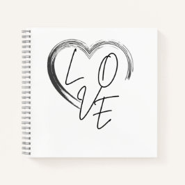 Cuaderno Bloc de notas de amor