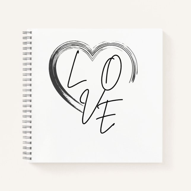 Cuaderno Bloc de notas de amor (Anverso)