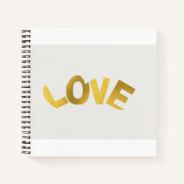Cuaderno bloc de notas de amor