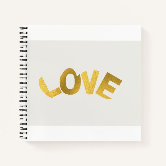 Cuaderno bloc de notas de amor (Anverso)
