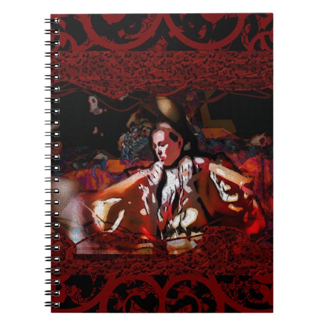 Cuaderno Bloc de notas de ángel nativo (Frente)