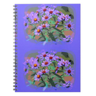 Cuaderno bloc de notas de apósito púrpura