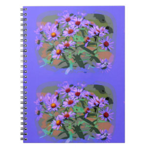 Cuaderno bloc de notas de apósito púrpura