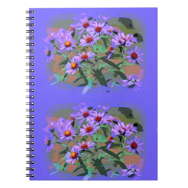 Cuaderno bloc de notas de apósito púrpura (Frente)
