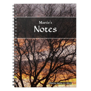 Cuaderno Bloc de notas de árbol de apertura