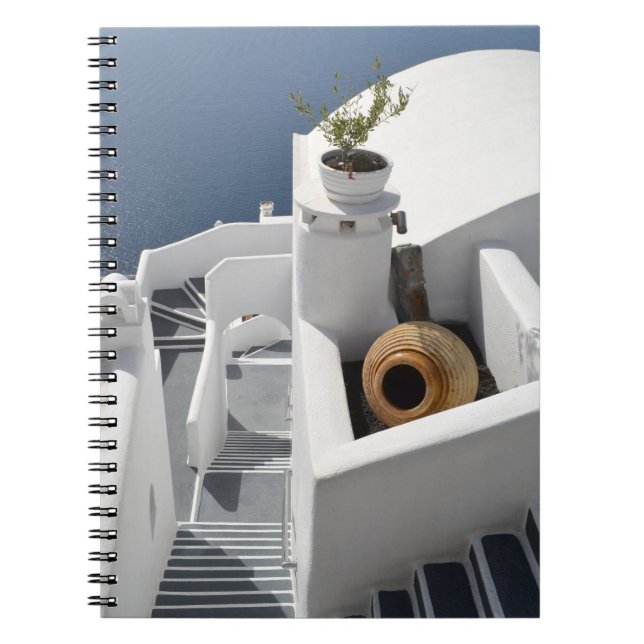 Cuaderno Bloc de notas de arquitectura cicládica (Frente)