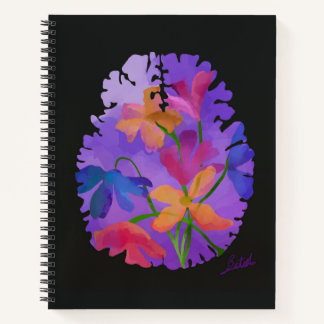 Cuaderno Bloc de notas de arte cerebral