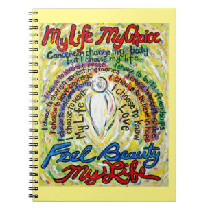 Cuaderno Bloc de notas de arte de ángel blanco para poema d