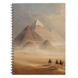 Cuaderno Bloc de notas de arte de la Pirámide egipcia del d