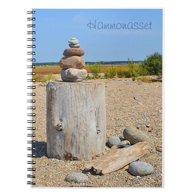 Cuaderno Bloc de notas de arte de playa (Frente)