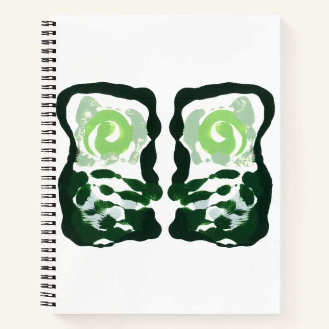 Cuaderno Bloc de notas de arte Inkblot (Anverso)