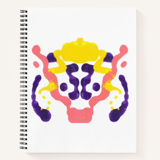 Cuaderno Bloc de notas de arte Inkblot (Anverso)
