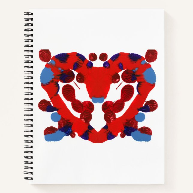 Cuaderno Bloc de notas de arte Inkblot (Anverso)