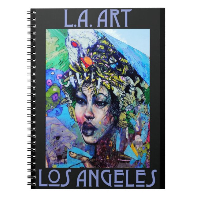 Cuaderno Bloc de notas de arte LA (Frente)