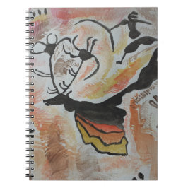 Cuaderno Bloc de notas de arte rupestre