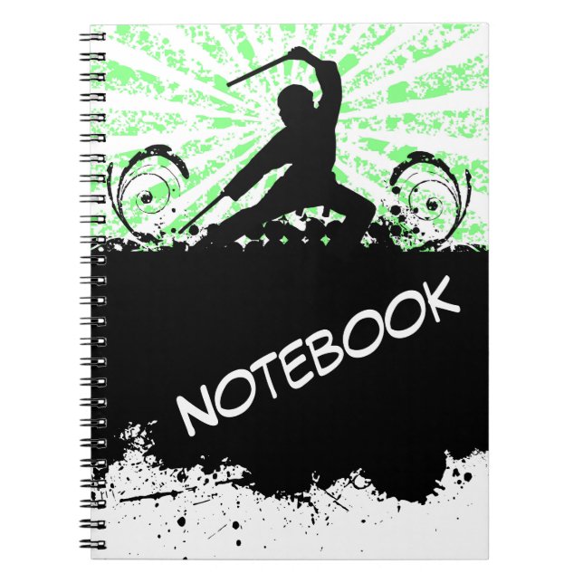 Cuaderno Bloc de notas de artes marciales (Frente)