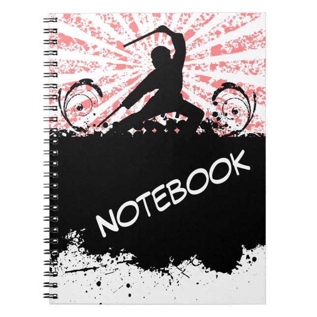 Cuaderno Bloc de notas de artes marciales (Frente)