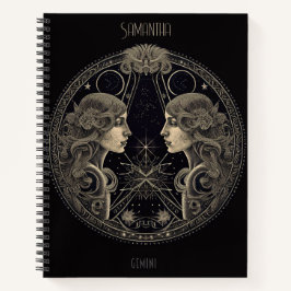 Cuaderno Bloc de notas de astrología para Gemini