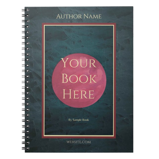 Cuaderno Bloc de notas de autor con portada de libro (Frente)