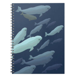 Cuaderno Bloc de notas de ballena Beluga Libro de notas de 