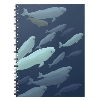 Cuaderno Bloc de notas de ballena Beluga Libro de notas de 