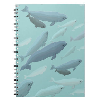 Cuaderno Bloc de notas de ballena Beluga Libro de notas de 