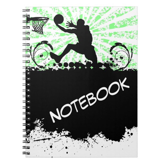 Cuaderno Bloc de notas de baloncesto (Frente)