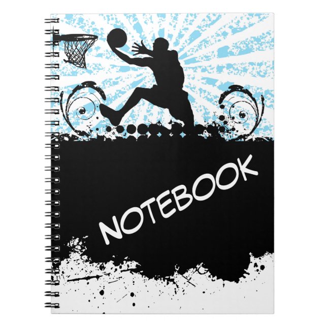 Cuaderno Bloc de notas de baloncesto (Frente)