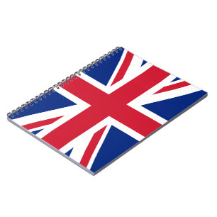 Cuaderno Bloc de notas de bandera de Jack de unión