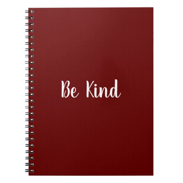 Cuaderno Bloc de notas de Be Kind (Frente)