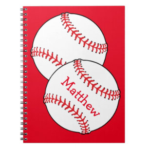 Cuaderno Bloc de notas de béisbol