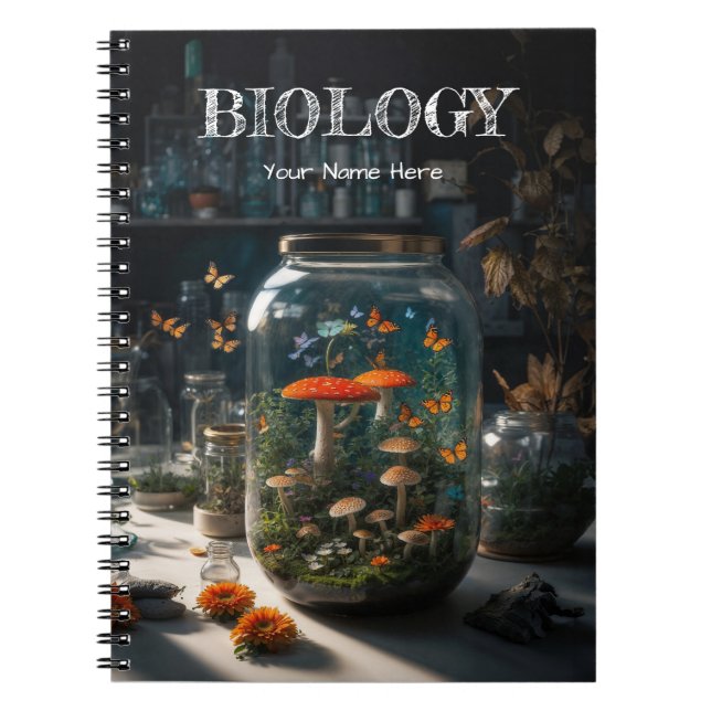 Cuaderno Bloc de notas de biología (Frente)