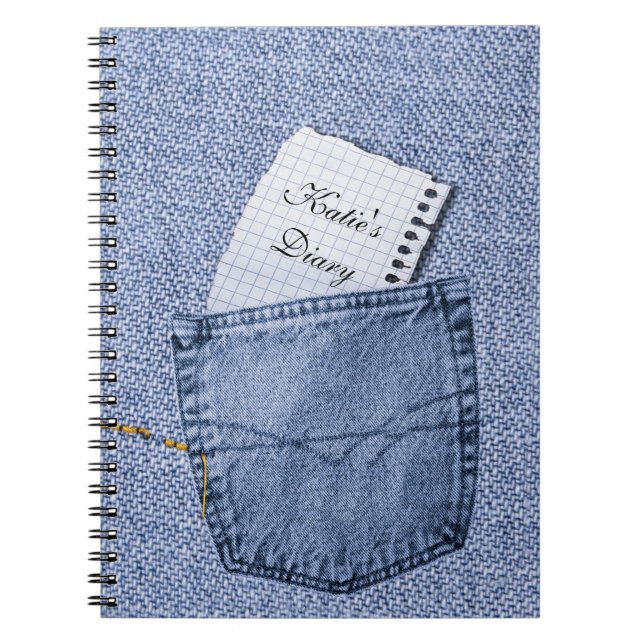 Cuaderno Bloc de notas de Bloc de notas para Jeans (Frente)