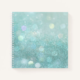 Cuaderno Bloc de notas de bokeh y Purpurina