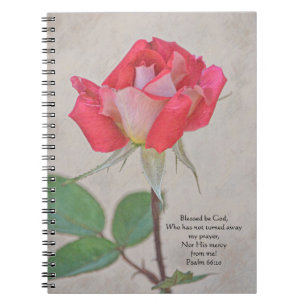 Cuaderno Bloc de notas de bonito Rosa rosa