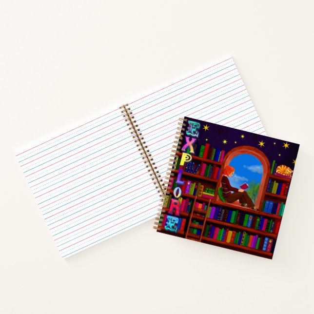 Cuaderno bloc de notas de Booklover (Interior)