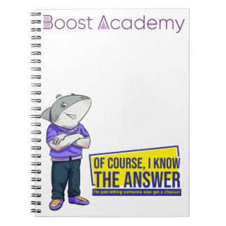 Cuaderno Bloc de notas de Boost Academy Sharks
