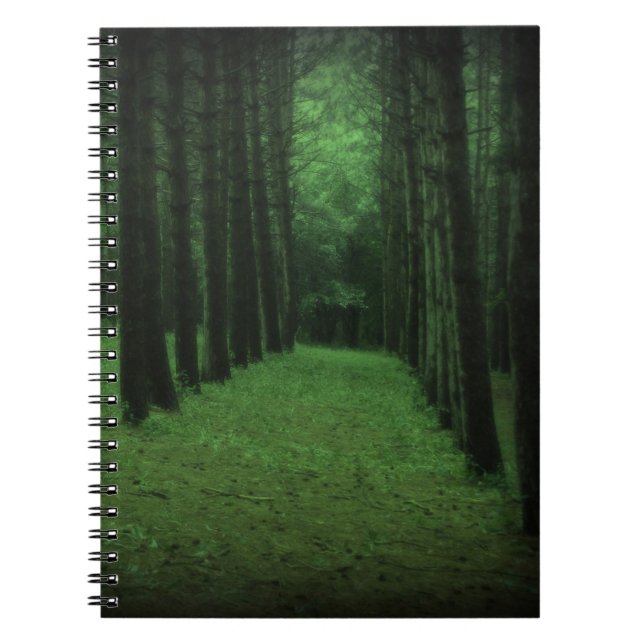 Cuaderno Bloc de notas de bosque encantado (Frente)